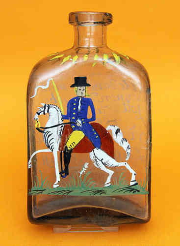 Norddeutsche Glasflasche datiert 1798