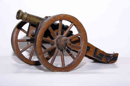 Model gun from the period around 1780